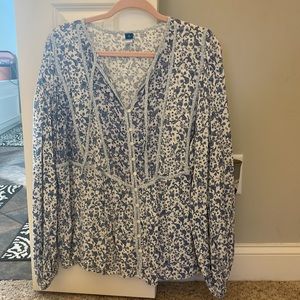 Old Navy Long Balloon Sleeve Top